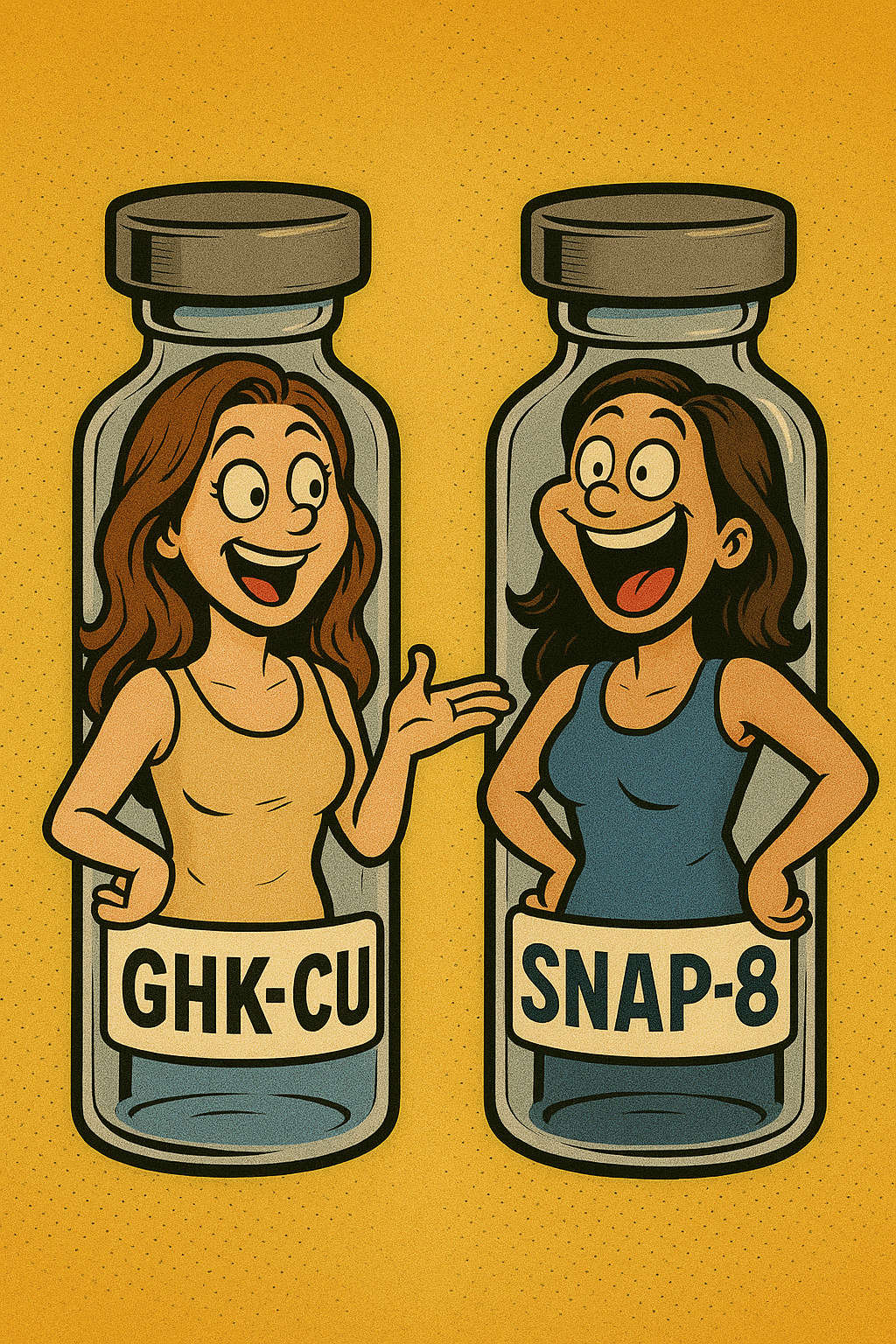 Peptides for Radiant Skin: The Power of GHK-Cu and SNAP-8 in Skincare"