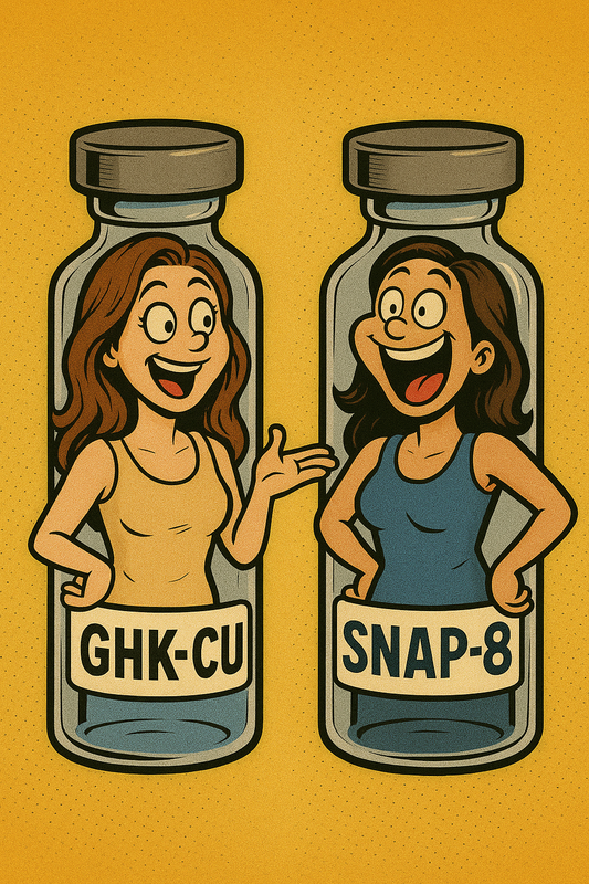 Peptides for Radiant Skin: The Power of GHK-Cu and SNAP-8 in Skincare"